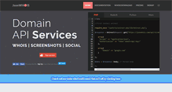 Desktop Screenshot of jsonwhois.com