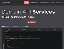 Tablet Screenshot of jsonwhois.com
